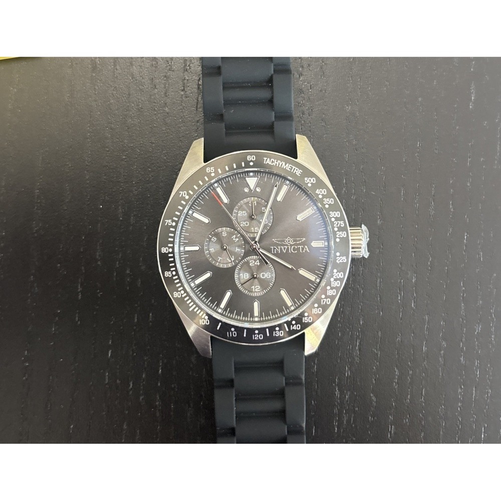Invicta Aviator Men's Watch - 45mm, Black 47589 NEW
